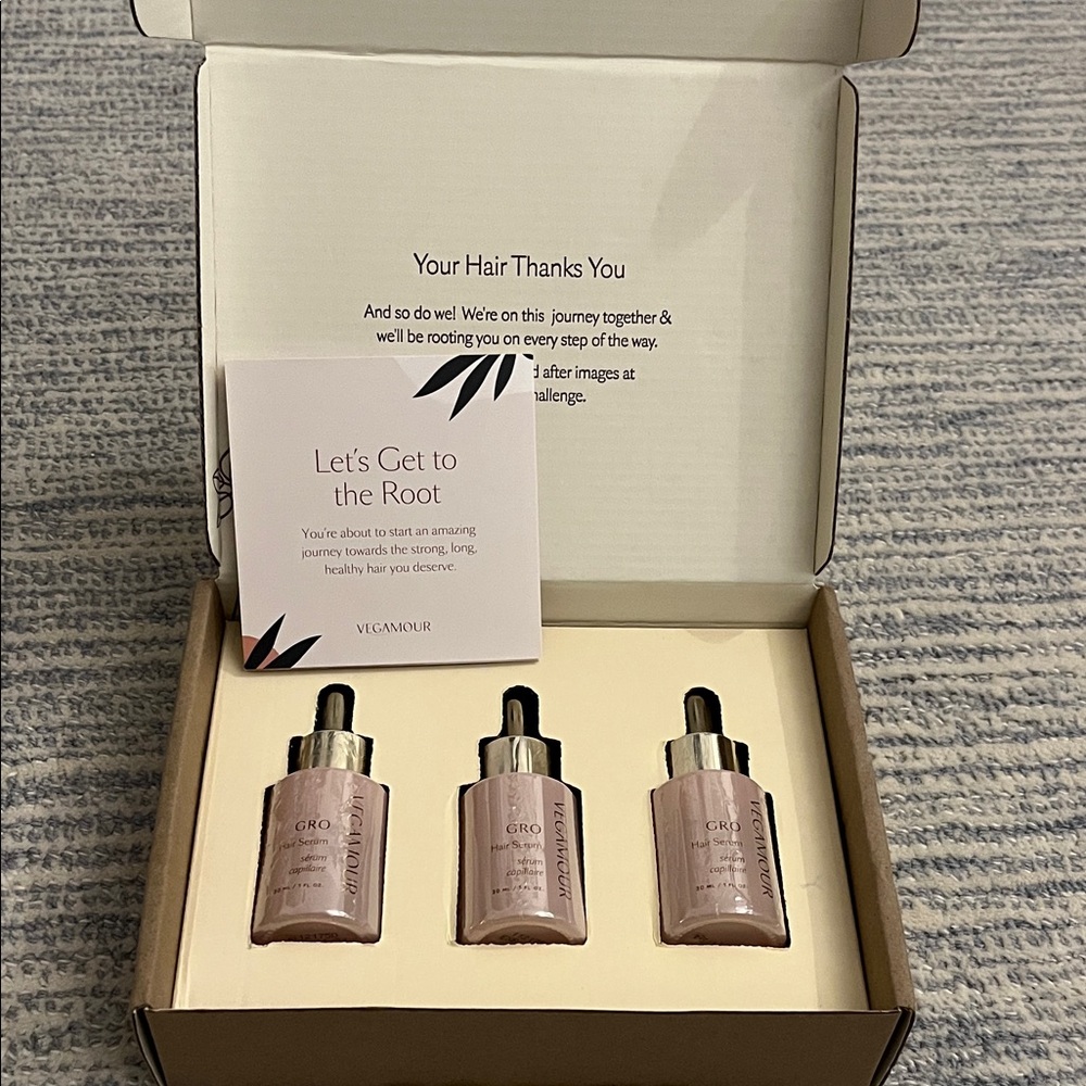 Vegamour GRO Hair Serum Set - Pink